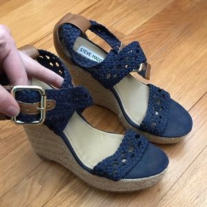Steve Madden Cork Wedge Heels